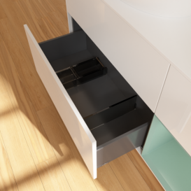 Тумба под раковину Villeroy & Boch Finion 120х50,1 см с подсветкой МДФ глянцевый белый лак/стекло белое матовое GA51GMGF