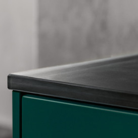 Тумба под раковину Villeroy & Boch Finion 120х50,1 см с подсветкой МДФ глянцевый белый лак/стекло черное матовое G142HBGF