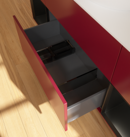 Тумба под раковину Villeroy & Boch Finion 160х50,1 см с подсветкой МДФ пион матовый лак/стекло белое матовое GD01PDHB