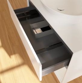 Тумба под раковину Villeroy & Boch Finion 100х50,1 см с подсветкой МДФ белый матовый лак/стекло белое матовое FA21GFMT