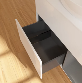 Тумба под раковину Villeroy & Boch Finion 100х50,1 см с подсветкой МДФ глянцевый белый лак/стекло белое матовое FA21GKGF