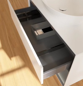 Тумба под раковину Villeroy & Boch Finion 100х50,1 см с подсветкой МДФ белый матовый лак/стекло белое матовое FA21GKMT