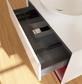 Тумба под раковину Villeroy & Boch Finion 100х50,1 см с подсветкой МДФ белый матовый лак/стекло белое матовое FA21HBMT