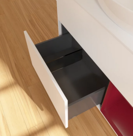 Тумба под раковину Villeroy & Boch Finion 100х50,1 см с подсветкой МДФ белый матовый лак/стекло белое матовое FA21HBMT