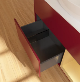 Тумба под раковину Villeroy & Boch Finion 100х50,1 см с подсветкой МДФ пион матовый лак/стекло белое матовое FA21HFHB