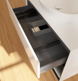 Тумба под раковину Villeroy & Boch Finion 100х50,1 см с подсветкой МДФ глянцевый белый лак/стекло белое матовое FA21PDGF