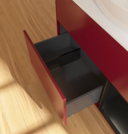 Тумба под раковину Villeroy & Boch Finion 100х50,1 см с подсветкой МДФ пион матовый лак/стекло белое матовое FA21PDHB