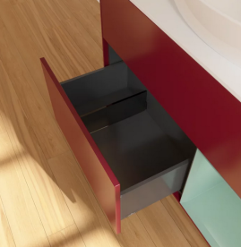 Тумба под раковину Villeroy & Boch Finion 100х50,1 см с подсветкой МДФ пион матовый лак/стекло белое матовое FA21GMHB