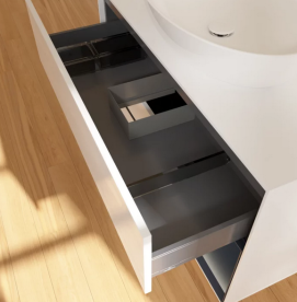 Тумба под раковину Villeroy & Boch Finion 100х50,1 см с подсветкой МДФ глянцевый белый лак/стекло белое матовое FA21HGGF