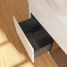 Тумба под раковину Villeroy & Boch Finion 100х50,1 см с подсветкой МДФ белый матовый лак/стекло белое матовое GA21GNMT