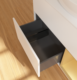 Тумба под раковину Villeroy & Boch Finion 100х50,1 см с подсветкой МДФ белый матовый лак/стекло белое матовое GA21HFMT