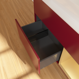 Тумба под раковину Villeroy & Boch Finion 100х50,1 см с подсветкой МДФ пион матовый лак/стекло белое матовое F661HFHB