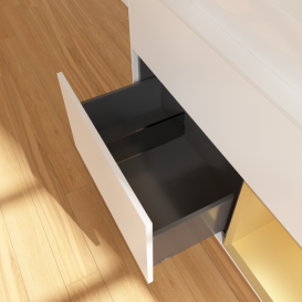 Тумба под раковину Villeroy & Boch Finion 100х50,1 см с подсветкой МДФ белый матовый лак/стекло белое матовое G661HFMT