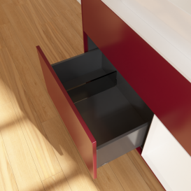 Тумба под раковину Villeroy & Boch Finion 100х50,1 см с подсветкой МДФ пион матовый лак/стекло белое матовое G661MTHB