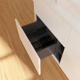 Тумба под раковину Villeroy & Boch Finion 120х50,1 см с подсветкой МДФ белый матовый лак/стекло белое матовое G67100MT