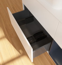 Тумба под раковину Villeroy & Boch Finion 120х50,1 см с подсветкой МДФ белый матовый лак/стекло белое матовое G691HGMT