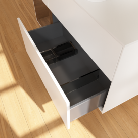 Тумба под раковину Villeroy & Boch Finion 120х50,1 см с подсветкой МДФ белый матовый лак/стекло белое матовое F701GNMT