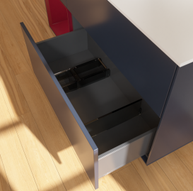 Тумба под раковину Villeroy & Boch Finion 120х50,1 см с подсветкой МДФ темно-синий матовый лак/стекло белое матовое G701HBHG