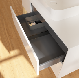 Тумба под раковину Villeroy & Boch Finion 120х50,1 см с подсветкой МДФ глянцевый белый лак/стекло белое матовое G701PCGF