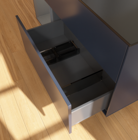 Тумба під раковину Villeroy & Boch Finion 120х50,1 см із підсвічуванням МДФ темно-синій матовий лак/скло чорне матове G702GKHG