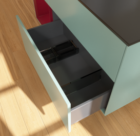 Тумба под раковину Villeroy & Boch Finion 120х50,1 см с подсветкой МДФ оливковый матовый лак/стекло черное матовое G702HBGM