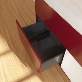 Тумба под раковину Villeroy & Boch Finion 100х50,1 см с подсветкой МДФ пион матовый лак/стекло белое матовое F371GFHB