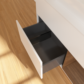 Тумба под раковину Villeroy & Boch Finion 100х50,1 см с подсветкой МДФ белый матовый лак/стекло белое матовое F371GNMT