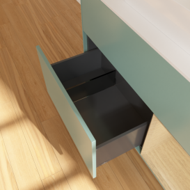 Тумба под раковину Villeroy & Boch Finion 100х50,1 см с подсветкой МДФ оливковый матовый лак/стекло белое матовое F371PCGM