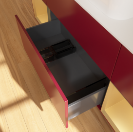 Тумба под раковину Villeroy & Boch Finion 160х50,1 см с подсветкой МДФ пион матовый лак/стекло белое матовое G741HFHB