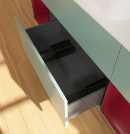 Тумба под раковину Villeroy & Boch Finion 160х50,1 см с подсветкой МДФ оливковый матовый лак/стекло белое матовое G741HBGM