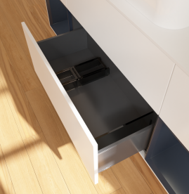 Тумба под раковину Villeroy & Boch Finion 160х50,1 см с подсветкой МДФ белый матовый лак/стекло белое матовое G741HGMT