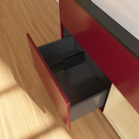 Тумба под раковину Villeroy & Boch Finion 100х50,1 см с подсветкой МДФ пион матовый лак/стекло черное матовое G372PCHB