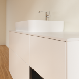 Тумба под раковину Villeroy & Boch Finion 120х50,1 см с подсветкой МДФ белый матовый лак/стекло белое матовое G401PDMT