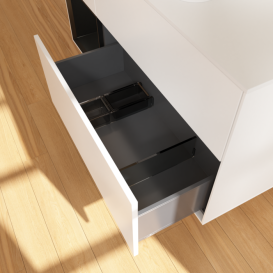 Тумба под раковину Villeroy & Boch Finion 120х50,1 см с подсветкой МДФ белый матовый лак/стекло белое матовое F411PDMT