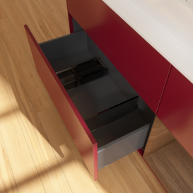 Тумба под раковину Villeroy & Boch Finion 120х50,1 см с подсветкой МДФ пион матовый лак/стекло белое матовое F421GNHB