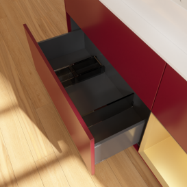 Тумба під раковину Villeroy & Boch Finion 120х50,1 см із підсвічуванням МДФ півонія матовий лак/скло біле матове F421HFHB