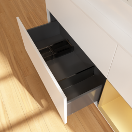 Тумба под раковину Villeroy & Boch Finion 120х50,1 см с подсветкой МДФ белый матовый лак/стекло белое матовое F421HFMT