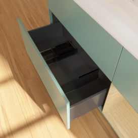 Тумба под раковину Villeroy & Boch Finion 120х50,1 см с подсветкой МДФ оливковый матовый лак/стекло белое матовое F421PCGM