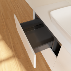 Тумба под раковину Villeroy & Boch Finion 120х50,1 см МДФ белый матовый лак/стекло белое матовое F79100MT