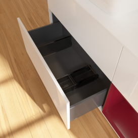 Тумба под раковину Villeroy & Boch Finion 120х50,1 см с подсветкой МДФ глянцевый белый лак/стекло белое матовое G811HBGF