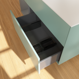 Тумба под раковину Villeroy & Boch Finion 120х50,1 см с подсветкой МДФ оливковый матовый лак/стекло белое матовое F821GKGM