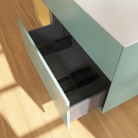 Тумба под раковину Villeroy & Boch Finion 120х50,1 см с подсветкой МДФ оливковый матовый лак/стекло белое матовое F821HFGM