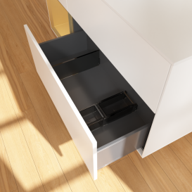 Тумба под раковину Villeroy & Boch Finion 120х50,1 см с подсветкой МДФ белый матовый лак/стекло белое матовое G821HFMT