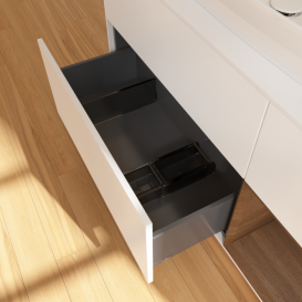 Тумба под раковину Villeroy & Boch Finion 120х50,1 см с подсветкой МДФ белый матовый лак/стекло белое матовое F831GNMT