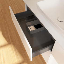 Тумба под раковину Villeroy & Boch Finion 120х50,1 см с подсветкой МДФ белый матовый лак/стекло белое матовое F831MTMT