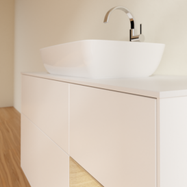 Тумба под раковину Villeroy & Boch Finion 120х50,1 см с подсветкой МДФ белый матовый лак/стекло белое матовое F831PCMT