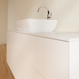 Тумба под раковину Villeroy & Boch Finion 160х50,1 см МДФ белый матовый лак/стекло белое матовое F85100MT