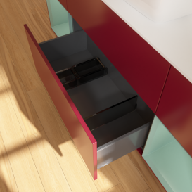 Тумба под раковину Villeroy & Boch Finion 160х50,1 см с подсветкой МДФ пион матовый лак/стекло белое матовое G861GMHB