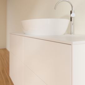 Тумба под раковину Villeroy & Boch Finion 160х50,1 см МДФ белый матовый лак/стекло белое матовое F91100MT