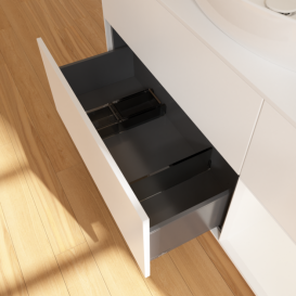 Тумба под раковину Villeroy & Boch Finion 120х50,1 см с подсветкой МДФ белый матовый лак/стекло белое матовое G951MTMT